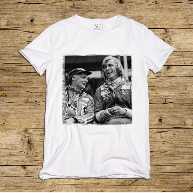 Tričko James Hunt a Niki Lauda